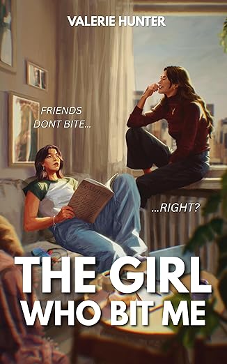Portada de The Girl Who Bit Me: A Spicy Sapphic Vampire Romance